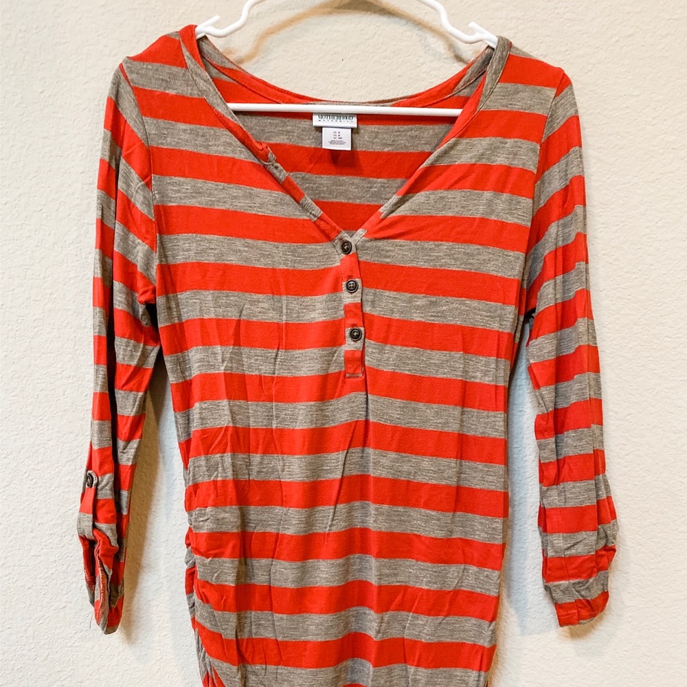 Maternity Striped Blouse